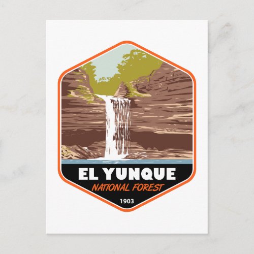 El Yunque National Forest Puerto Rico Vintage Postcard