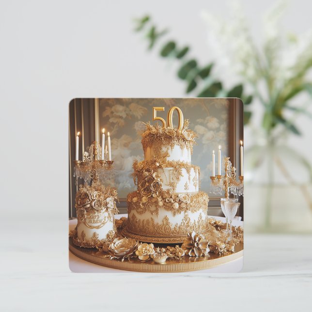 【新品未開封…】50thanniversary CAKE 激レア ELABORATE 50th ANNIVERSARY CAKE | Zazzle