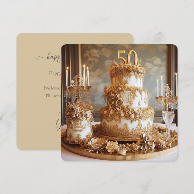 【新品未開封…】50thanniversary CAKE 激レア ELABORATE 50th ANNIVERSARY CAKE | Zazzle