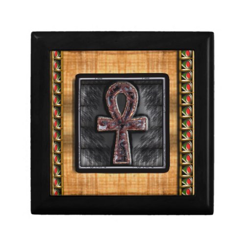 elaborate ankh keepsake box