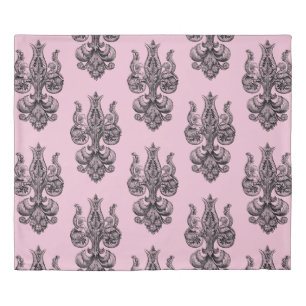 Elaborate French Fleur De Lis Duvet Cover