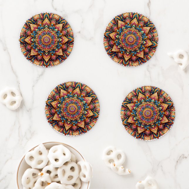 Elaborate Type of Design  Coaster Set (In Situ)