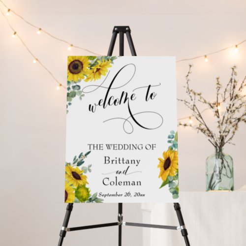 Elaborate Typography Floral The Wedding Of Foam Board