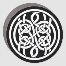 Elaborately framed Celtic Nordic Viking knot