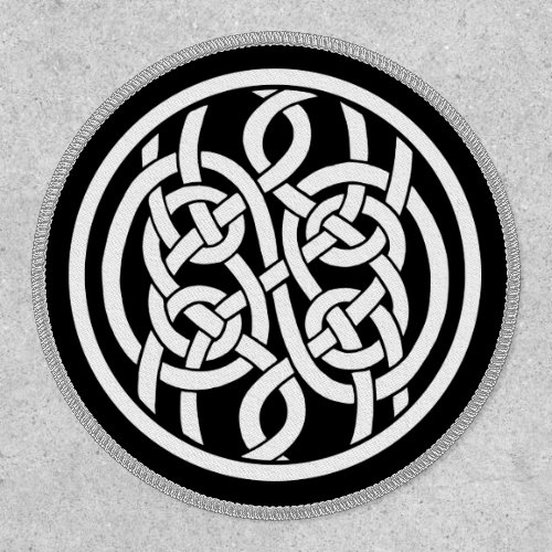 Elaborately framed Celtic Nordic Viking knot Patch