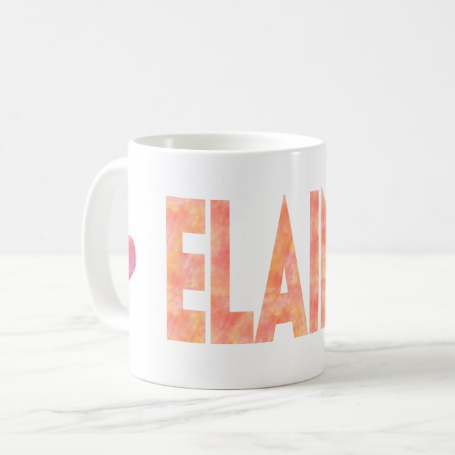 Elaine mug (Front Left)