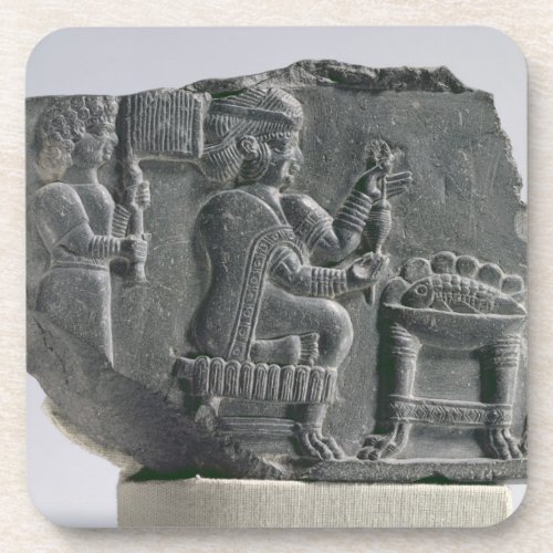 Elamite woman spinning Neo_Elamite Period c700_ Beverage Coaster