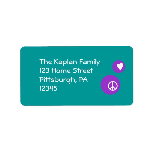 Elana Pearl Return Address Envelope Seal (Front)