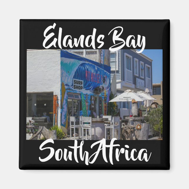 Elands Bay South Africa Surf Surfing Magnet (Front)
