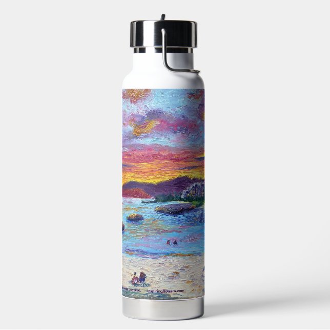 Elanie’s Hawaiian Sunset Water Bottle (Left)