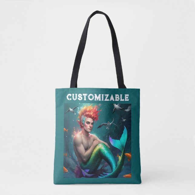 Elari Merman Tote Bag (Front)