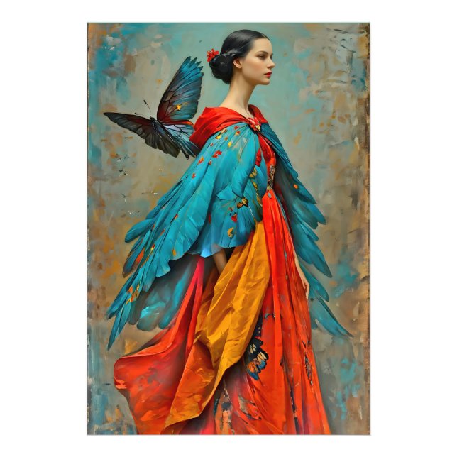 “Elaris”  -  Feathers of Becoming Photo Print (Front)