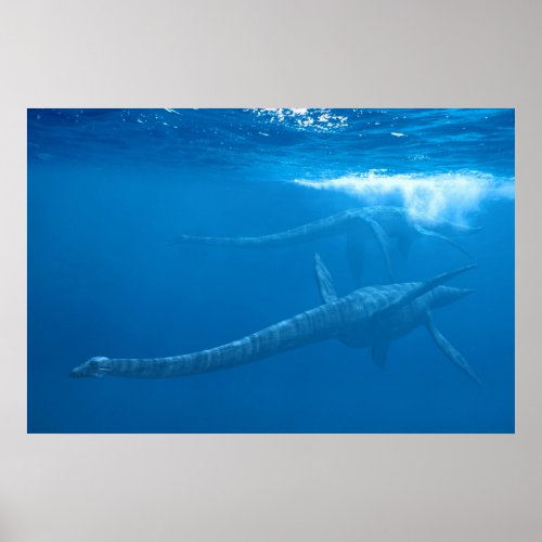 Elasmosaurus   Ancient Sea Monsters series Poster