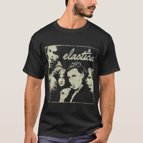elastica band alternative rock distressed grungy r T_Shirt
