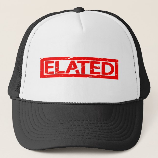 Elated Stamp Trucker Hat (Front)