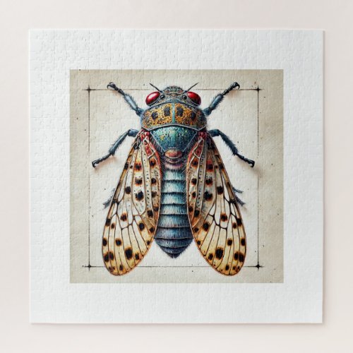 Elateropsis Insect Top View 210624IREF116 _ Waterc Jigsaw Puzzle