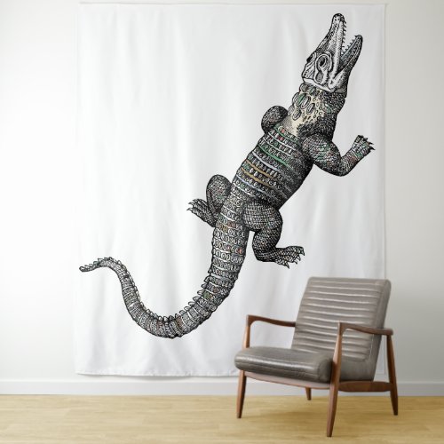 Elavated Alligator Tapestry