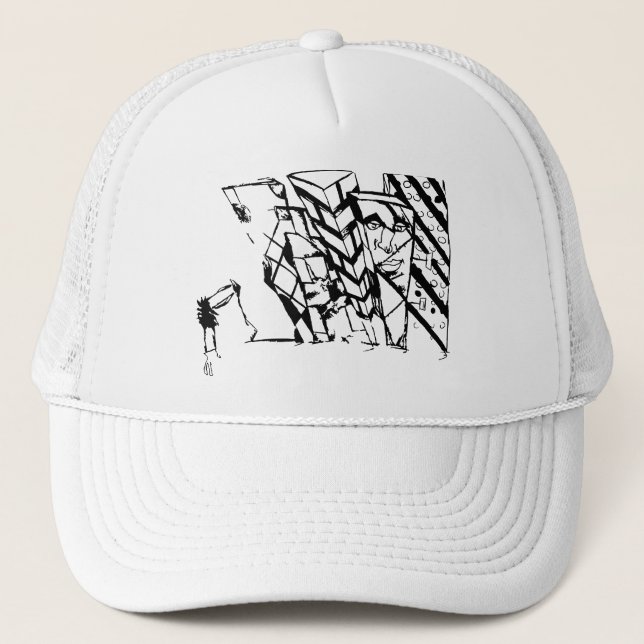 ELBOW CORNER SVG TRUCKER HAT (Front)