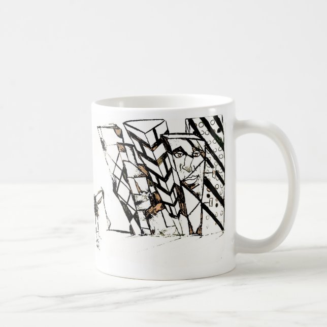 elbow spike coffee mug (Right)