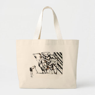 elbow spike large tote bag
