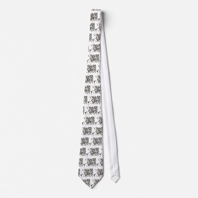 elbow spike tie (Front)