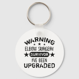 Elbow Surgery Humor Upgraded Keychain