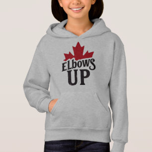 Elbows Up – Bold Canadian Spirit Hoodie