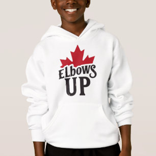 Elbows Up – Bold Canadian Spirit Hoodie