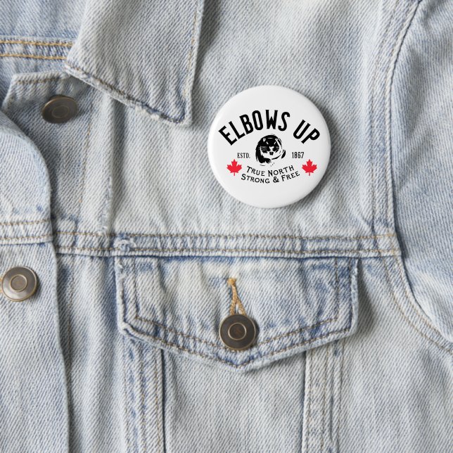 Elbows Up! Button (In Situ)