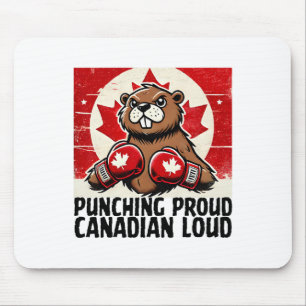 Elbows Up Canada Canadian Counter Tariffs Beaver B Mouse Pad