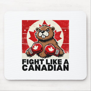 Elbows Up Canada Canadian Counter Tariffs Beaver B Mouse Pad