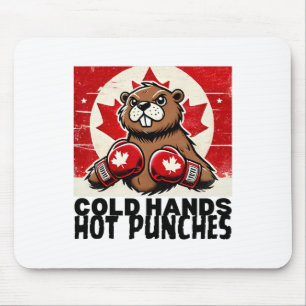 Elbows Up Canada Canadian Counter Tariffs Beaver B Mouse Pad