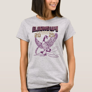 Elbows UP! Canada Goose Canadian Hockey Culture  T-Shirt