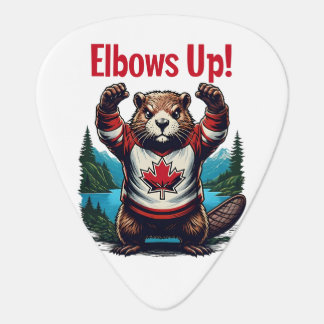 Elbows Up Canada Guitar Pick