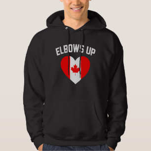 Elbows Up Canada  Hoodie