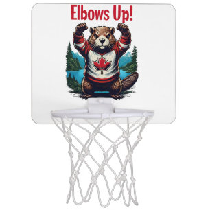 Elbows Up Canada Mini Basketball Hoop