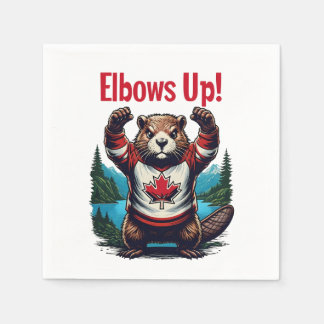Elbows Up Canada Napkins