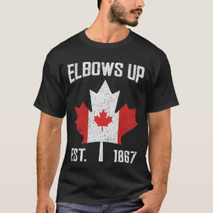 Elbows Up Canada True North Strong Proud Canadian T-Shirt
