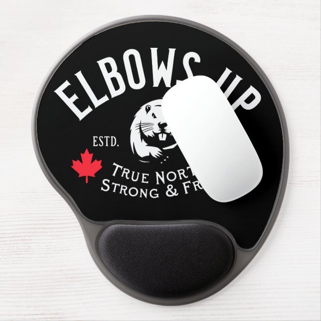 Elbows Up! Gel Mouse Pad (Left Side)