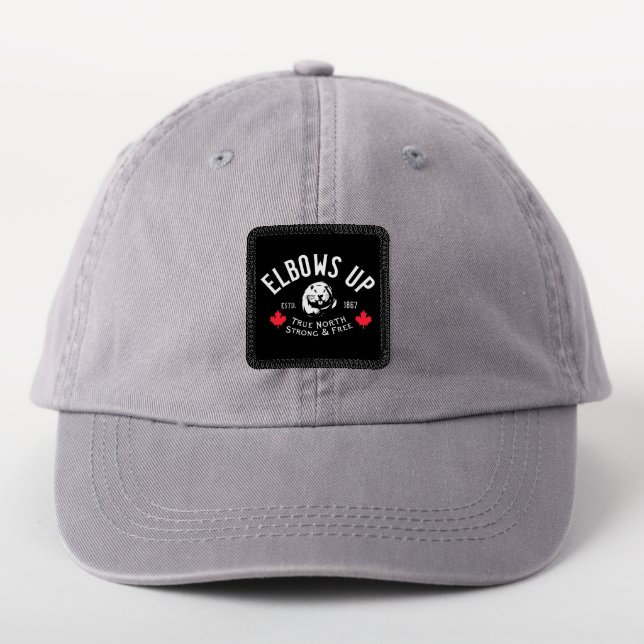 Elbows Up! Patch (On Headwear)