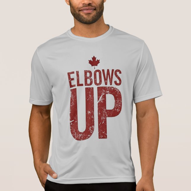 Elbows Up – Stand Strong for Canada T-Shirt (Front)
