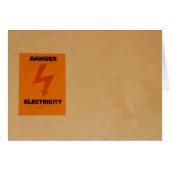 Elcetricity danger sign (Front Horizontal)