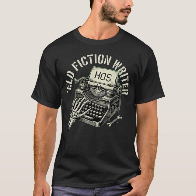 ELD Fiction Writer Trucker T-Shirt (Front)