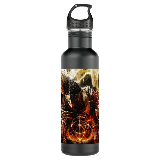 Elden Ring Knight Classic  Stainless Steel Water Bottle (Front)