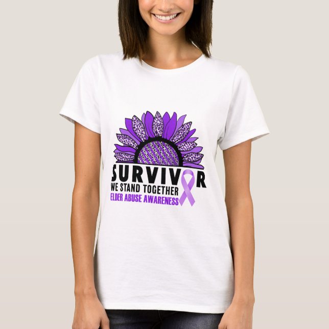 ELDER ABUSE AWARENESS T-Shirt (Front)
