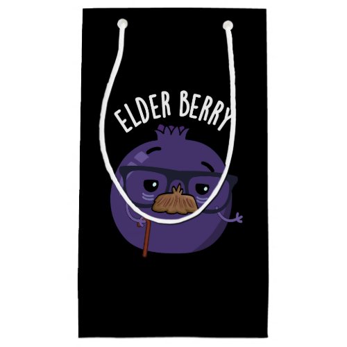 Elder_berry Funny Fruit Puns Dark BG Small Gift Bag