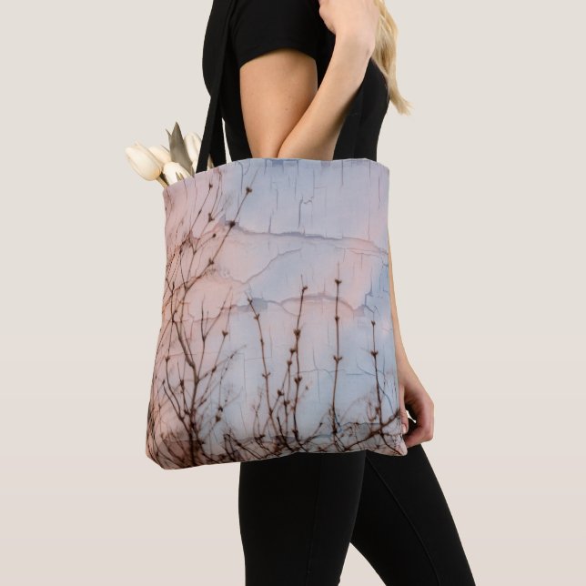 Elder Branches Silhouette Tote Bag (Close Up)