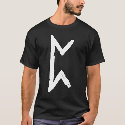 Elder Futhark Rune Perthro  Letter P T_Shirt