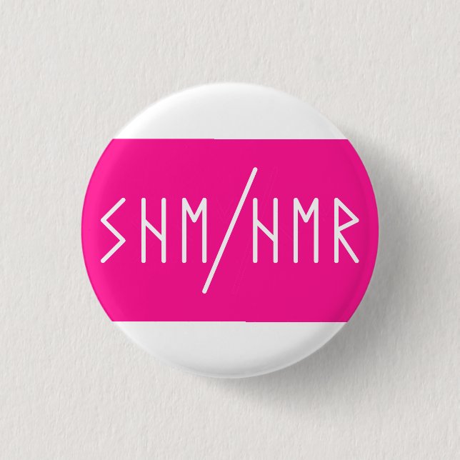 Elder Futhark She/Her pronouns  Button (Front)