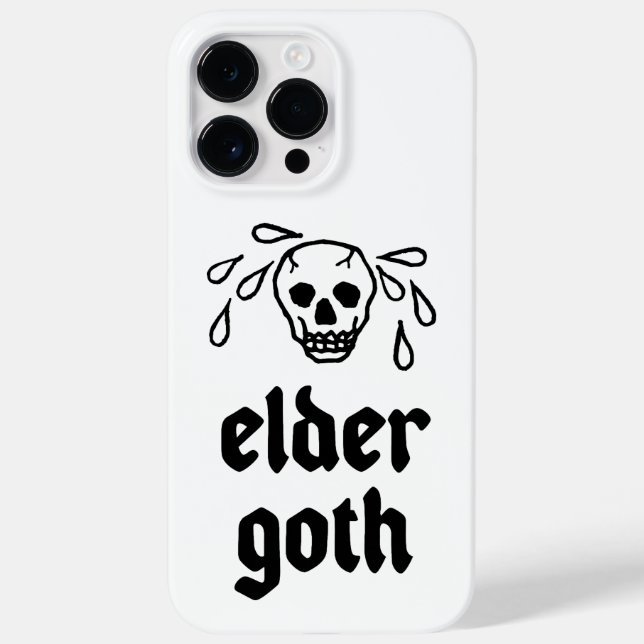 Elder Goth Case-Mate iPhone Case (Back)